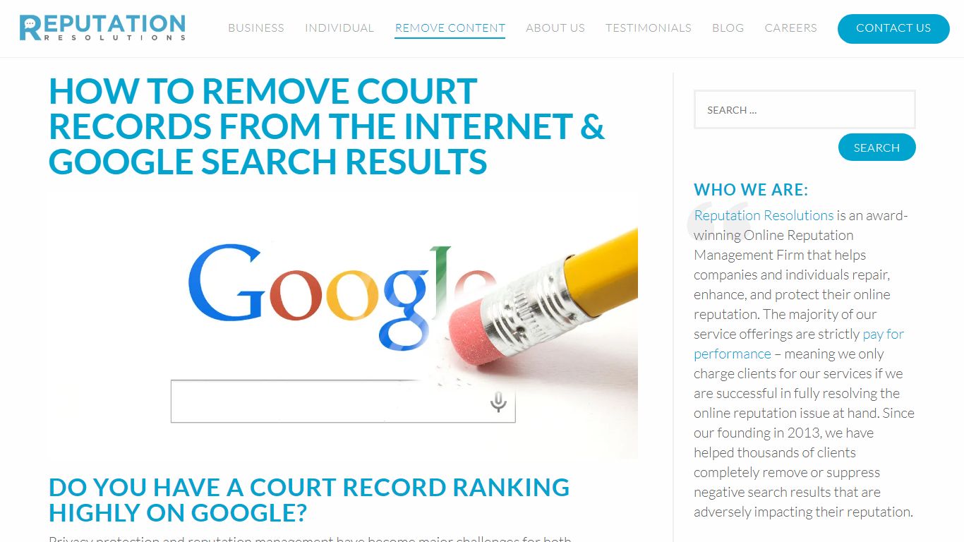 How to Remove Court Cases from the Internet {Old & New Records}